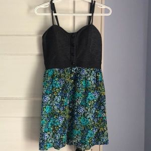 Floral and jean dress